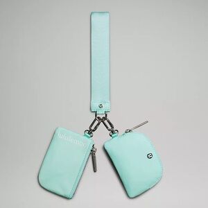 NWT-Dual Pouch Wristlet Color: Mint/White